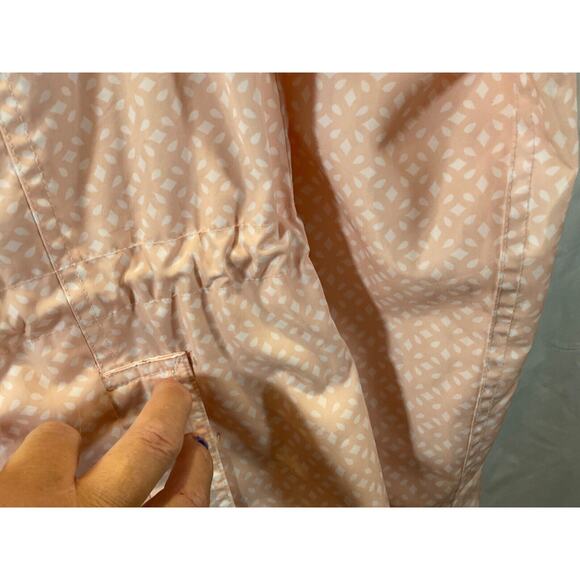 Merona Women’s Pink Hooded Jacket Small Petite Water-Resistant Drawstring - Picture 3 of 14